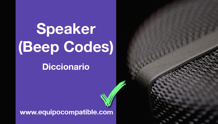 Speaker Beeps Codes